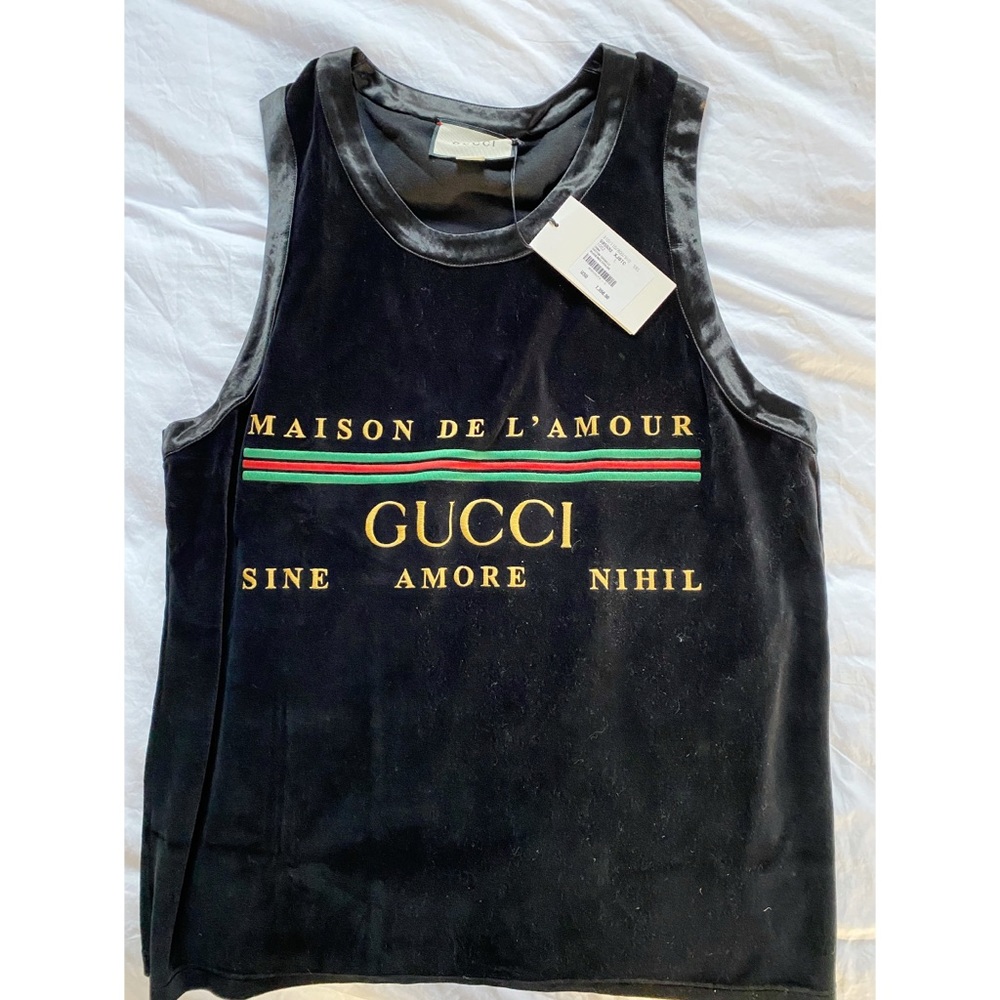 Gucci Tank Cotton Chenille
